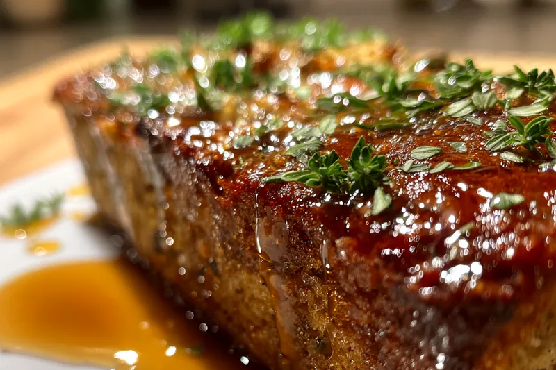 Baking banana bread in the oven