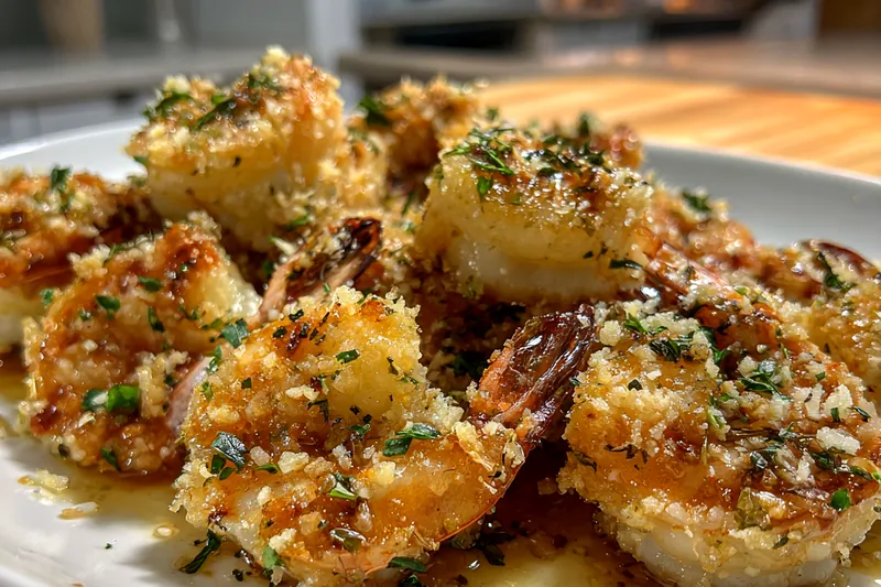 Cooking Crispy Garlic Butter Shrimp