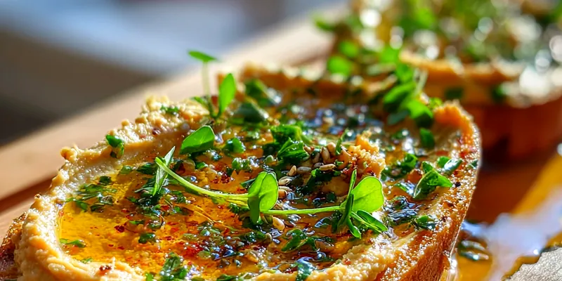 Hummus with Warm Bread