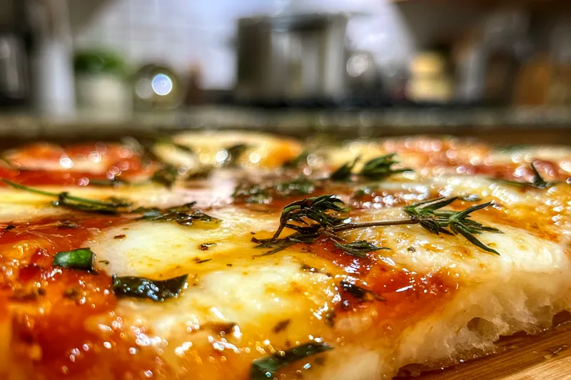 Fresh ingredients for Margherita Pizza