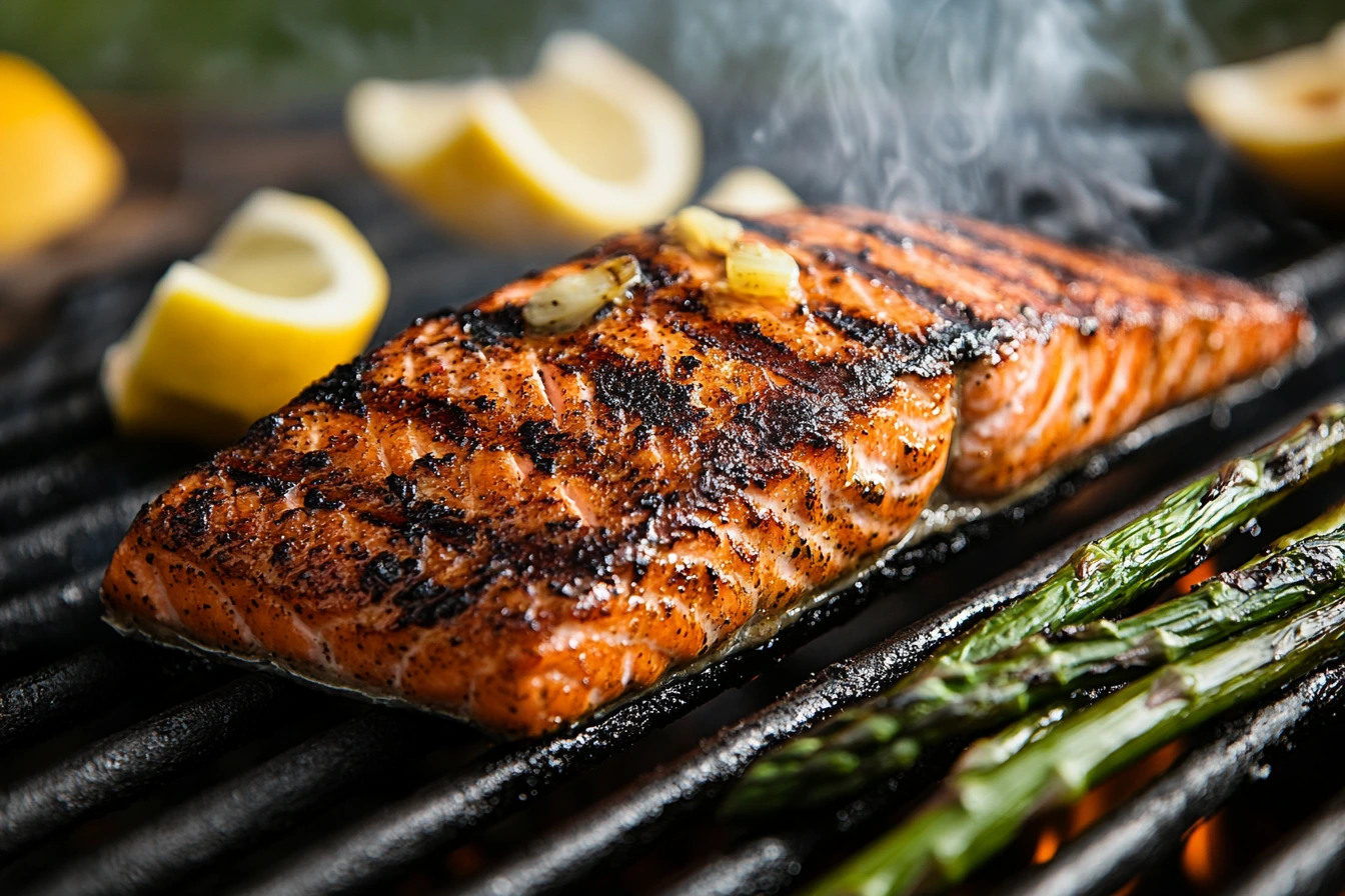 grill 1 lb salmon fillet